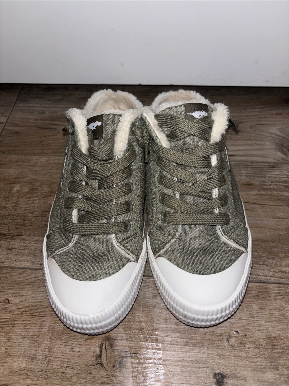 Rocketdog Cheery Platform Mule Sneakers, Olive, Corduroy Women's Size 10